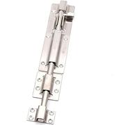 Les portes, 304 Stainless Steel Barrel Door Lock Latch Multicolor 4-12in(Silver,10in)