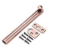 Les portes, All Copper Slide Door Bolt 2-8in Multicolor For Childproofing And Petproofing(Red Patina,6in)