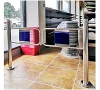 Les portes de sécurité automatiques for les entrées et sorties des halls conviennent aux supermarchés, aux entrepôts et aux magasins.(200x97cm)