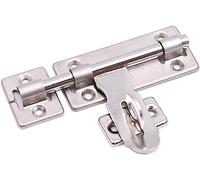 Les portes, Door Security Slide Latch Lock Barrel Bolt 4-8 Inch(6in)