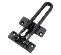 Les portes, Invisible Door Security Chain Lock Latch Zinc Alloy Multicolor For Hotels Apartments Homes(Svart)