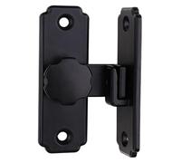 Les portes, Pack Of 2 Multicolor Slide Bolt Door Latch For Windows Cabinet Multiple Sizes With Hardware(Svart,Short 90 degrees)