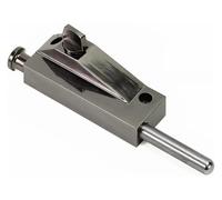 Les portes, Zinc Alloy Flush Bolt Latch Lock Multicolor For Wooden And Composite Doors(Svart)