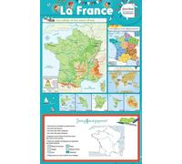 Les Posters effaçables - La France - Nicolas Francescon - Bordas - Jeux livres objets