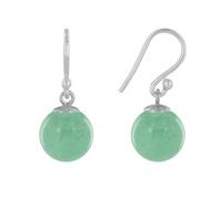 LES POULETTES BIJOUX - Boucles d'Oreilles Argent 925 Billes d'Aventurine