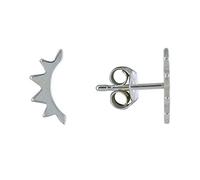 LES POULETTES BIJOUX - Boucles d'Oreilles Argent 925 Demi Soleil