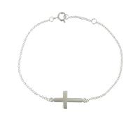 Les Poulettes Bijoux - Bracelet Argent Croix
