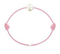 LES POULETTES BIJOUX - Bracelet Enfant La Perle Blanche des Petites Poulettes - Classics - Rose