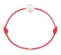 LES POULETTES BIJOUX - Bracelet Enfant La Perle Blanche des Petites Poulettes - Classics - Rouge