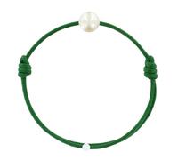 Les Poulettes Bijoux - Bracelet Enfant La Perle Blanche des Petites Poulettes - Classics - Vert
