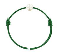 LES POULETTES BIJOUX - Bracelet Enfant La Perle Blanche des Petites Poulettes - Classics - Vert