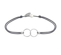 LES POULETTES BIJOUX Bracelet Lien Argent 925 Anneaux Toi et Moi - Classics