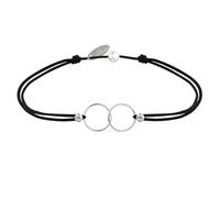 LES POULETTES BIJOUX - Bracelet Lien Argent 925 Anneaux Toi et Moi - Classics