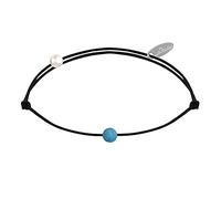 LES POULETTES BIJOUX Bracelet Lien Petite Perle de Turquoise