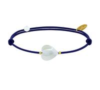 LES POULETTES BIJOUX - Bracelet Petit Coeur de Nacre - Classics - Bleu Navy