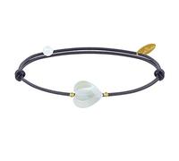 LES POULETTES BIJOUX - Bracelet Petit Coeur de Nacre - Classics - Gris