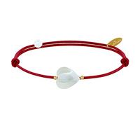 LES POULETTES BIJOUX - Bracelet Petit Coeur de Nacre - Classics - Rouge