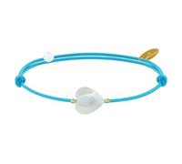 LES POULETTES BIJOUX - Bracelet Petit Coeur de Nacre - Classics - Turquoise