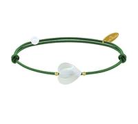 LES POULETTES BIJOUX - Bracelet Petit Coeur de Nacre - Classics - Vert
