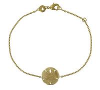 LES POULETTES BIJOUX - Bracelet Plaqué Or Dollar des Sables Rond