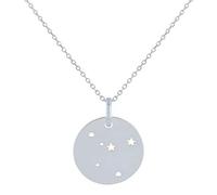 LES POULETTES BIJOUX - Collier Argent 925 Zodiaque Constellation Cancer - taille 40 cm