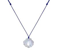 LES POULETTES BIJOUX Collier Lien Coquille St Jacques en Nacre