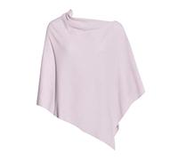 LES POULETTES Bijoux - Poncho 100% Cachemire 2 Fils Classics - Rose