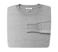 LES POULETTES Bijoux - Pull Parfait en Cachemire Col Rond Taille Unique - Gris