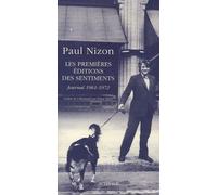 Les Premières Editions Des Sentiments - Journal 1961-1972