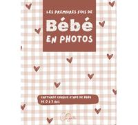 Les premières fois de bébé en photos : Capturez chaque étape de bébé de 0 à 3 ans: Livre album souvenir à compléter | Idée Cadeau Naissance, Grossesse & Baby Shower
