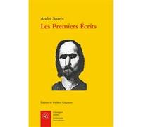 Les Premiers Écrits Frédéric Gagneux (Editeur du volume), André Suares (Auteur)