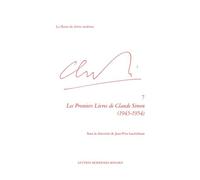 Les Premiers Livres de Claude Simon (1945-1954) - Patrick Marot - Classiques Garnier - broché - Revue
