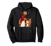 Les Premiers Pas du Christ - Icône orthodoxe de la Théotokos Sweat à Capuche