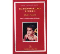 Les prenoms sacres de l'inde - Collectif - Shastri Eds - broché - Livre