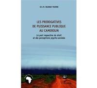 Les prérogatives de puissance publique au Cameroun La part respective du droit et des perceptions psycho-sociales - Eric M. Ngango Youmbi - L'harmattan - broché - Essai