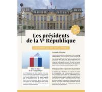Les présidents de la Ve République - Dépliant Les hommes qui ont fait la France - Séverin Peyronel-béra - Merci Les Livres - broché - Essai