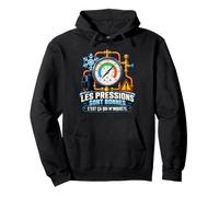 Les Pressions sont Bonnes C’est Ça Qui M’inquiète Frigoriste Sweat à Capuche