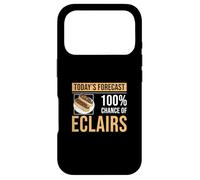 Les prévisions d'aujourd'Hui 100% Chance of Eclairs Funny Eclair Lovers Coque pour iPhone 17 Pro