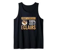 Les prévisions d'aujourd'hui 100% Chance Of Eclairs Funny Eclair Lovers Débardeur