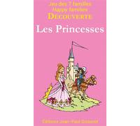 Les princesses Jeu des 7 familles, Edition bilingue français-anglais - Bob Bergé - Gisserot Editions - Boîte ou accessoire - Jeux livres objets