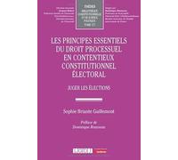 Les principes essentiels du droit processuel en contentieux constitutionnel électoral: Juger les élections (177)