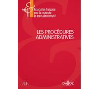 Les procédures administratives - Association Francais - Dalloz - broché - Etude