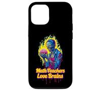 Les professeurs de mathématiques adorent Brains Halloween Zombie Coque pour iPhone 12/12 Pro