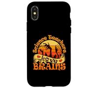 Les professeurs de Sciences Aiment Les Cerveaux - Professeur Amusant Halloween Coque pour iPhone X/XS