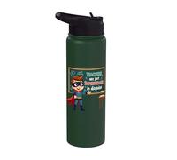 Les professeurs ne sont que des super-héros déguisés pendant la semaine scolaire Stainless Steel Insulated Water Bottle