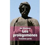 Les prolégomènes: Troisième partie