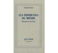 Les Promesses du monde: Philosophie de Max Weber
