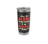 Les propriétaires de perroquets Quaker parlent à My Perrot Today Funny Bird Gobelet isotherme en acier inoxydable double paroi