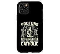 Les Protons Ont Une Masse Je ne savais Pas qu'ils étaient physiciens catholiques Coque pour iPhone 11 Pro