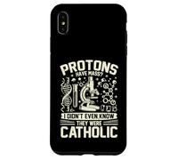 Les Protons Ont Une Masse Je ne savais Pas qu'ils étaient physiciens catholiques Coque pour iPhone XS Max